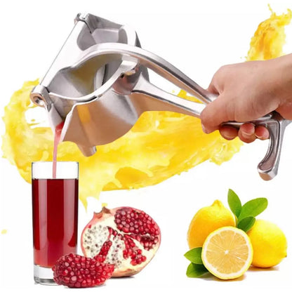 Manual Aluminium Fruit Press Juicer Citrus Lemon Orange Squeezer Hand Press Juicer with Filter Bags and PP Liner Pack of 1