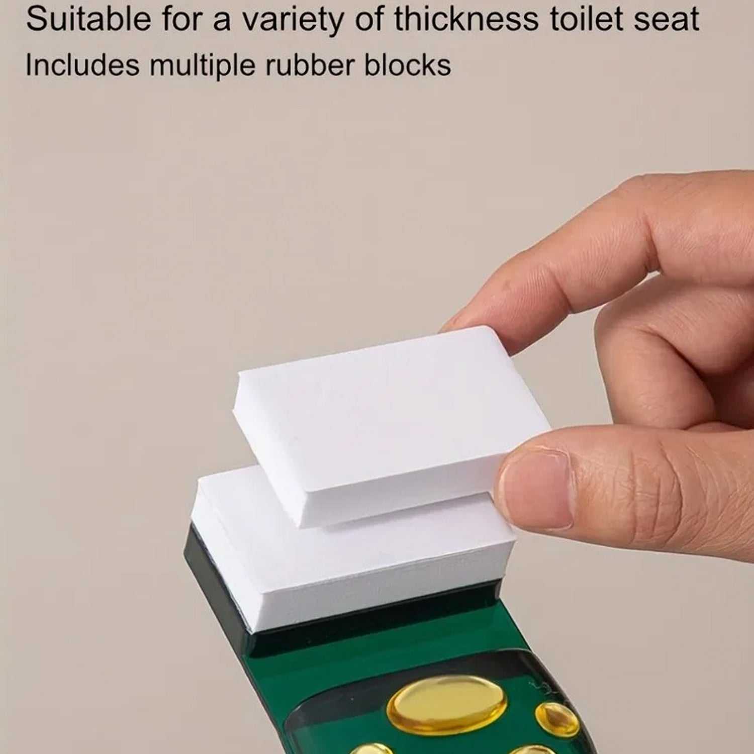 Fragrance Toilet Cap and Lid Lifter – Self-Adhesive Toilet Seat Cover Lifter Handle for Hygienic Toilet Lid Opening in Home, Office and Hotel (2 Pc Set)