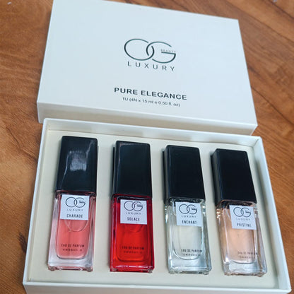 Og Beauty Luxury Pure Elegance Eau De Parfum - (4 Pc Set 15 Ml)