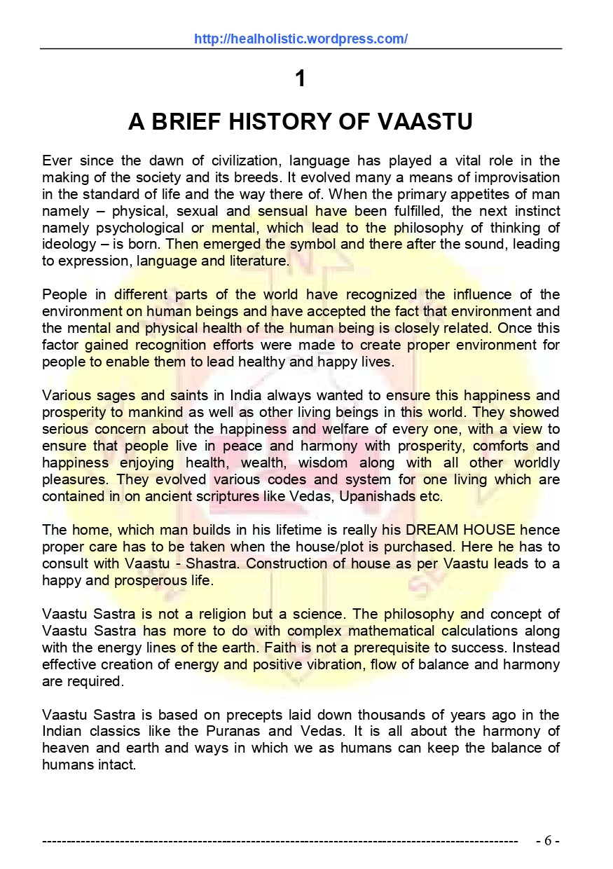 Vastu Shastra - The Science of Geopathy - Ebook