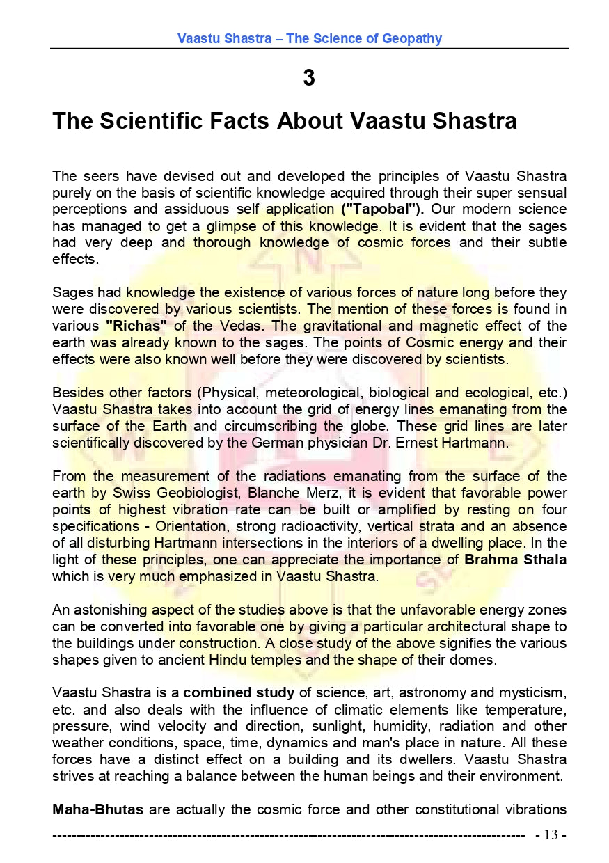 Vastu Shastra - The Science of Geopathy - Ebook