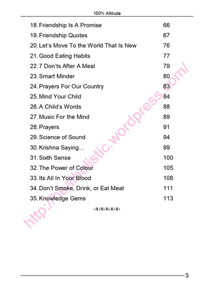 100% Attitude - Corrective LifeStyle (Ebook)