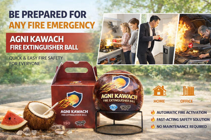 Agni Kawach Automatic Fire Extinguisher Ball – Self Activating Fire Safety Ball