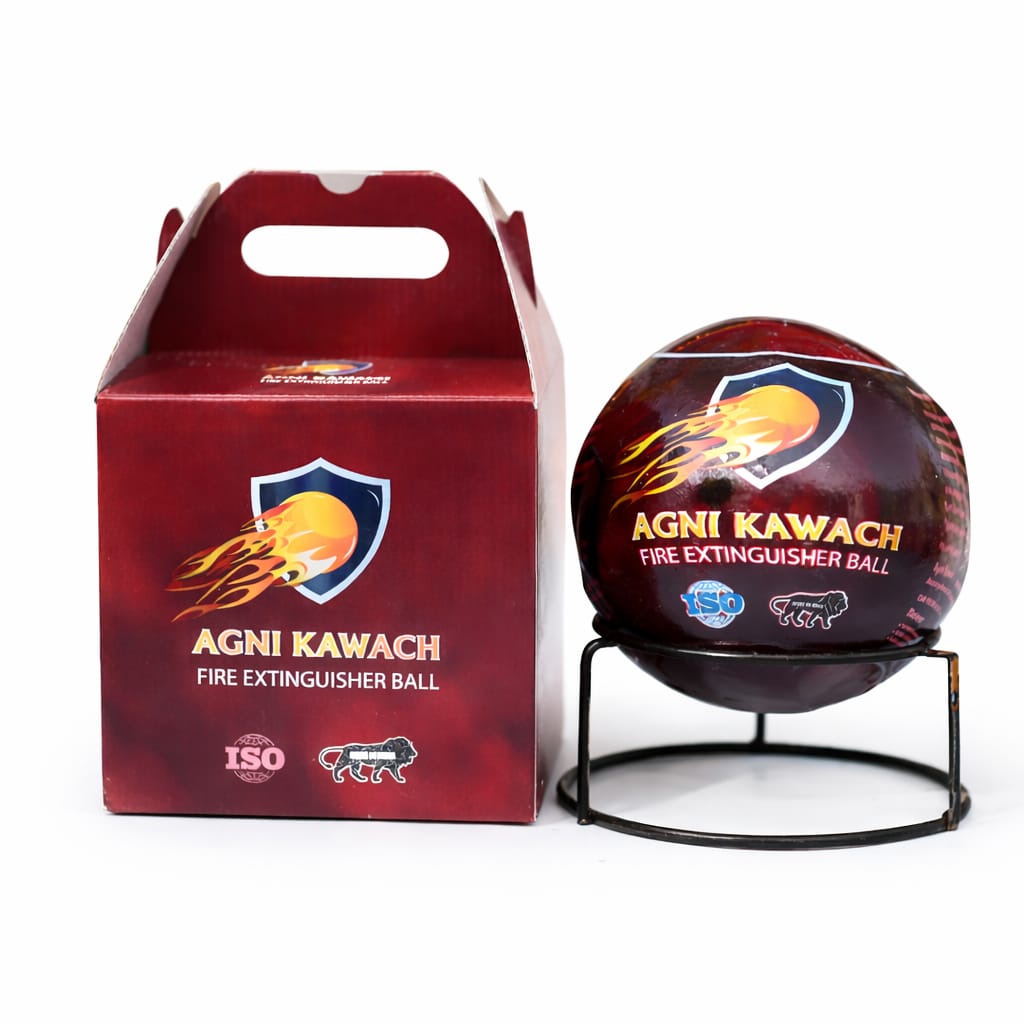 Agni Kawach Automatic Fire Extinguisher Ball – Self Activating Fire Safety Ball