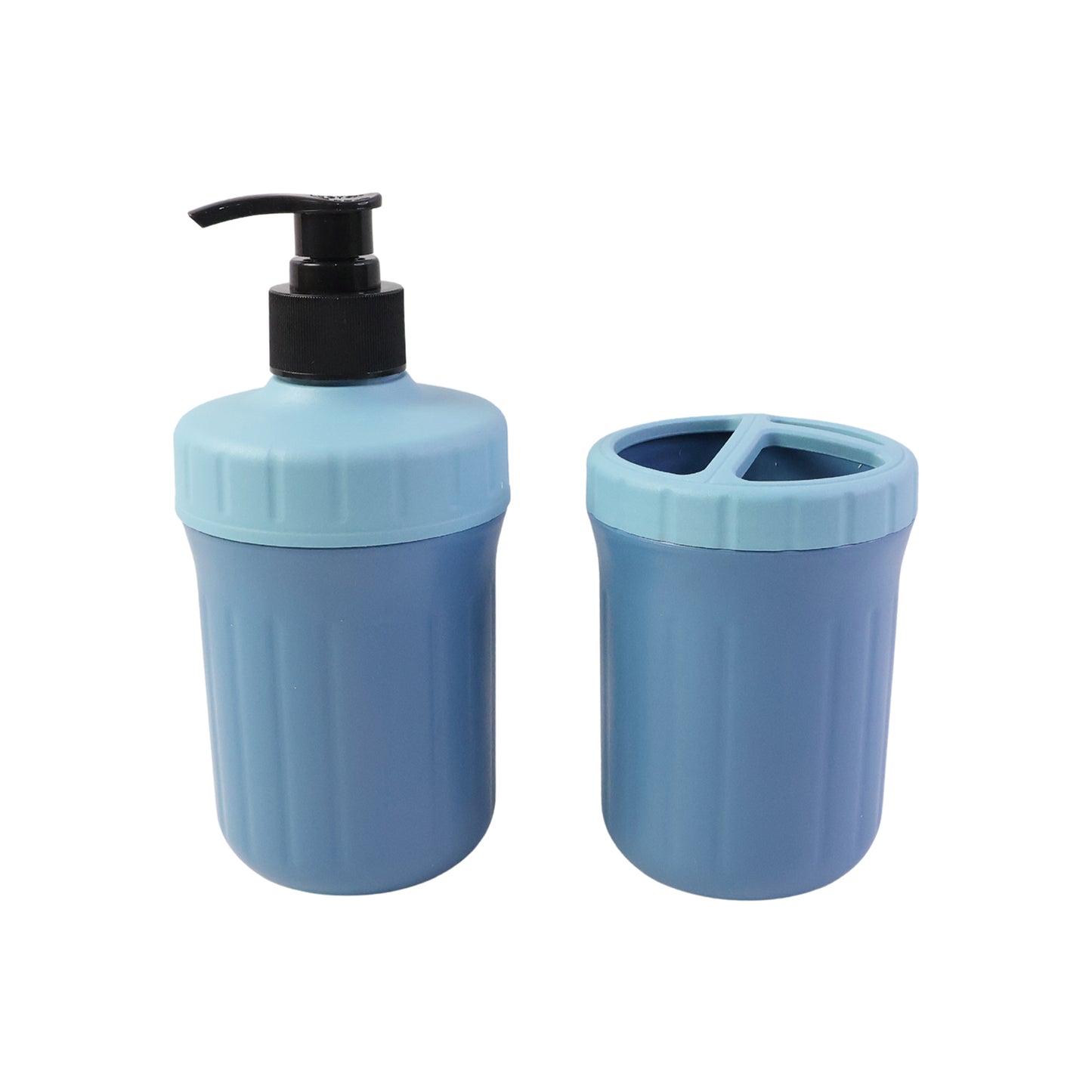Multipurpose Soap Dispenser with Utility Holder for Kitchen & Bathroom Use – Hand Pump Liquid Dispenser and Storage Holder Set (1 Set)