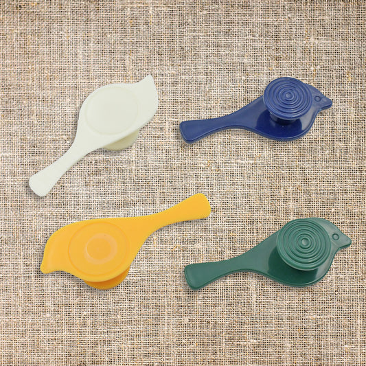 Bird Shape Self Adhesive Wall Hooks | Decorative No Drill Towel, Coat, Hat and Key Holder Hooks for Bathroom, Kitchen, Bedroom and Office | 4 Piece Set