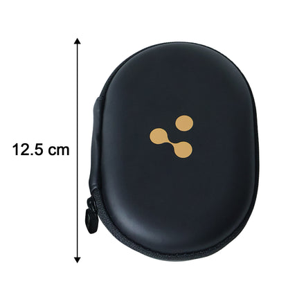 Wireless Earbuds Hard Shell Carry Case Protective Zipper Storage Pouch for AirPods Bluetooth Earphones Charging Cable and Small Accessories (1 Pc)