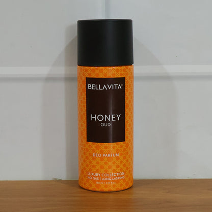 Bellavita Premium Honey Oud Luxury Deo Perfume Body Spray - 150 ML