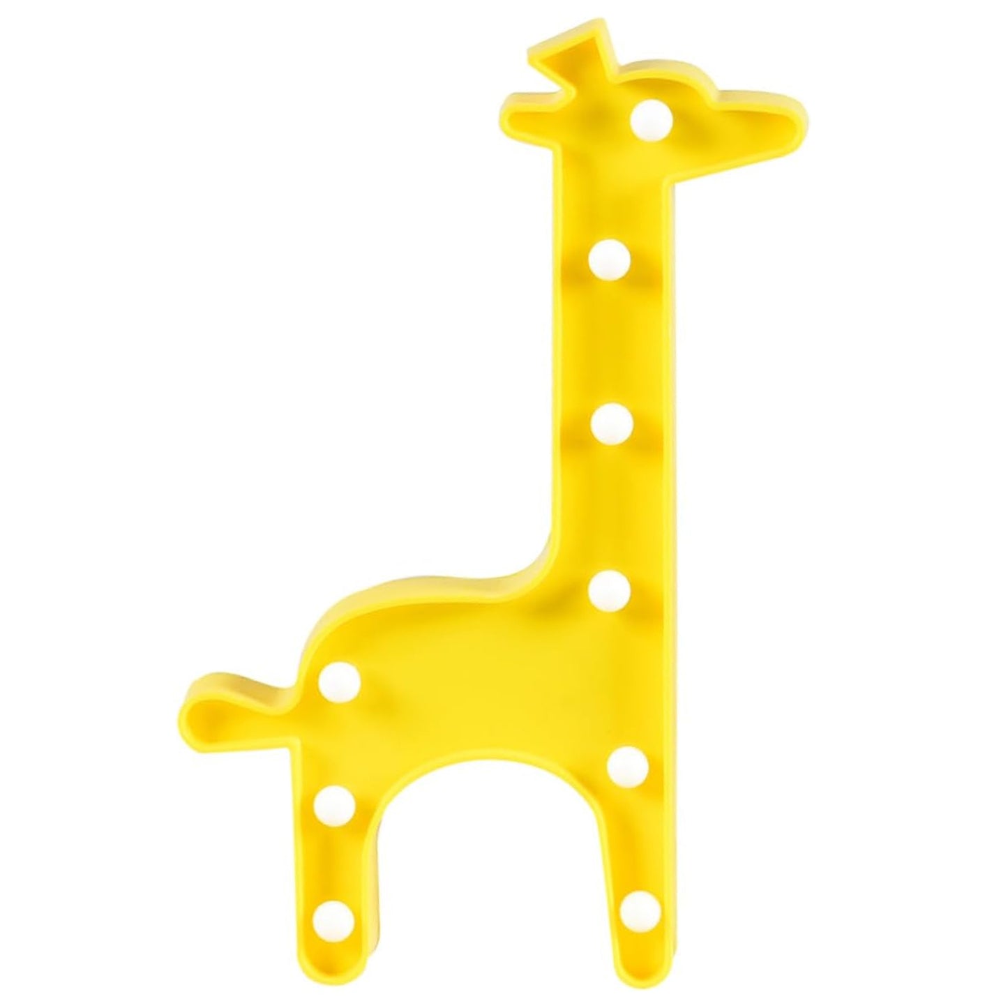 Giraffe Shape LED Decorative Night Light Battery Operated Marquee Lamp for Kids Room Bedroom Party Home Decoration Wall and Table Decor