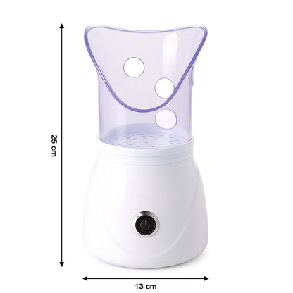 Orbit Professional Facial Steamer 130W Ionic Steam Inhaler for Skin Care, Deep Pore Cleansing, Spa Therapy, Cold and Cough Relief (1 Pc)