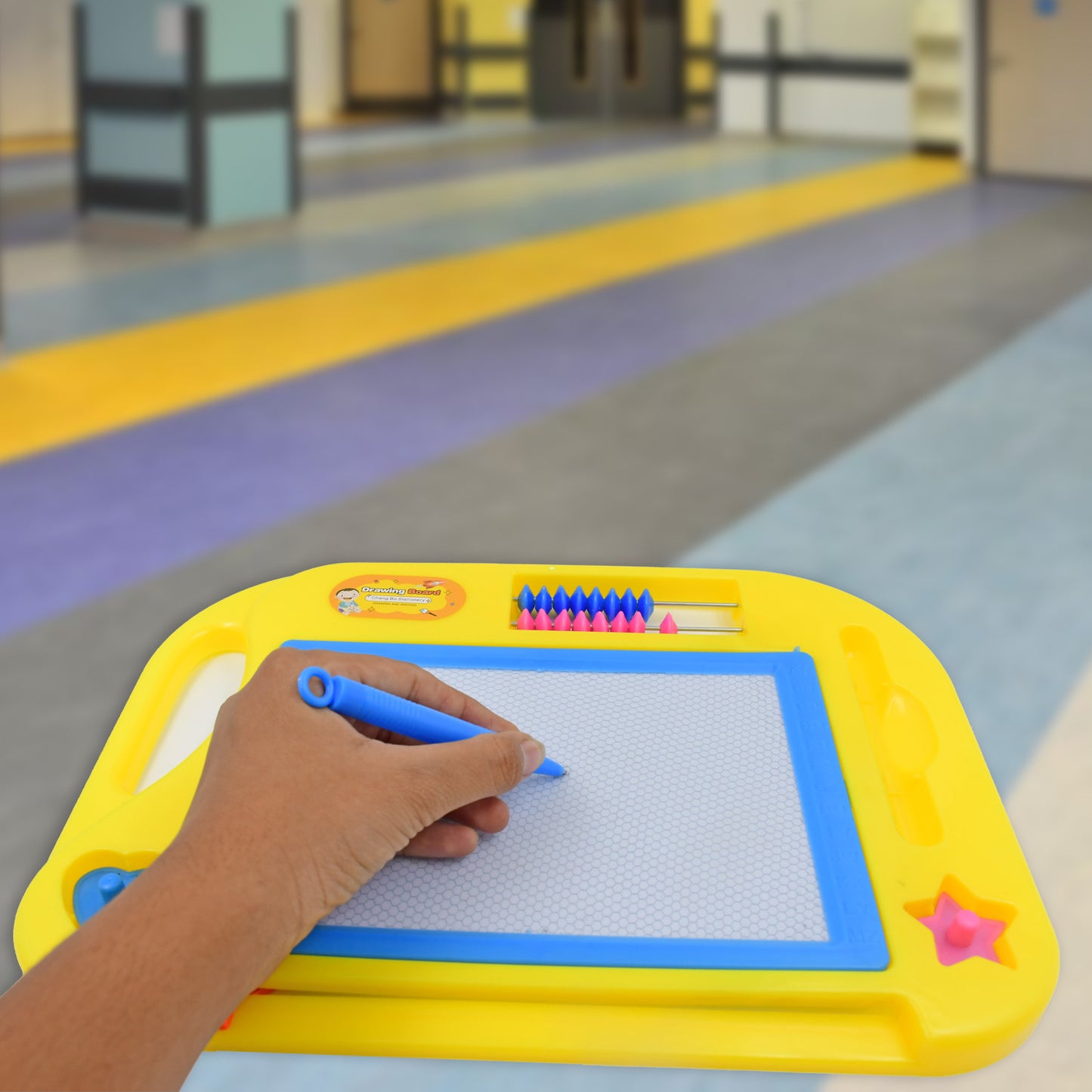 Magic Slate Drawing and Writing Board for Kids – Erasable Learning Pad with Pen for Reading, Writing and Sketching (31 × 22 cm)