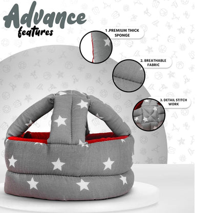 Baby Safety Helmet for Head Protection During Crawling, Sitting and Early Walking Activities at Home (1 Pc)
