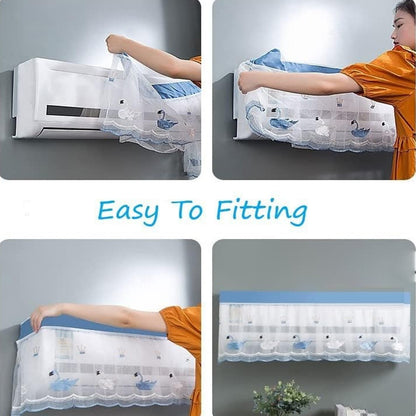 AC Cover for Split Air Conditioner | Foldable, Washable Dust Cover (1.5 Ton | 1 Pc)