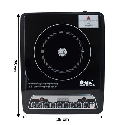 Orbit 2000W Digital Induction Cooktop/ Stove with Touch Control Panel & Multiple Cooking Modes