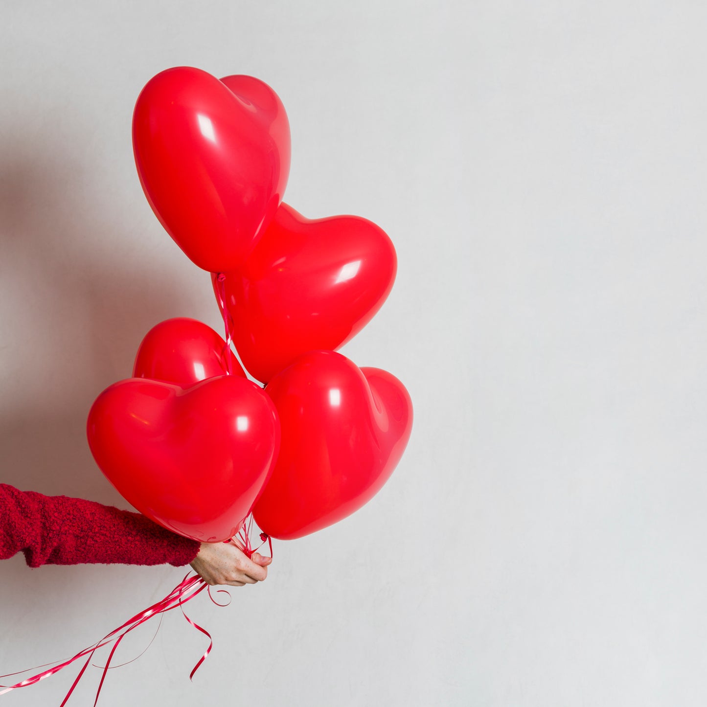 8892 Heart Shaped Balloons Kinds Of Rainbow Party Latex Balloons For Birthdayanniversaryvalentinesweddingengagement Party Decoration Multicolor (4 Pcs Set)