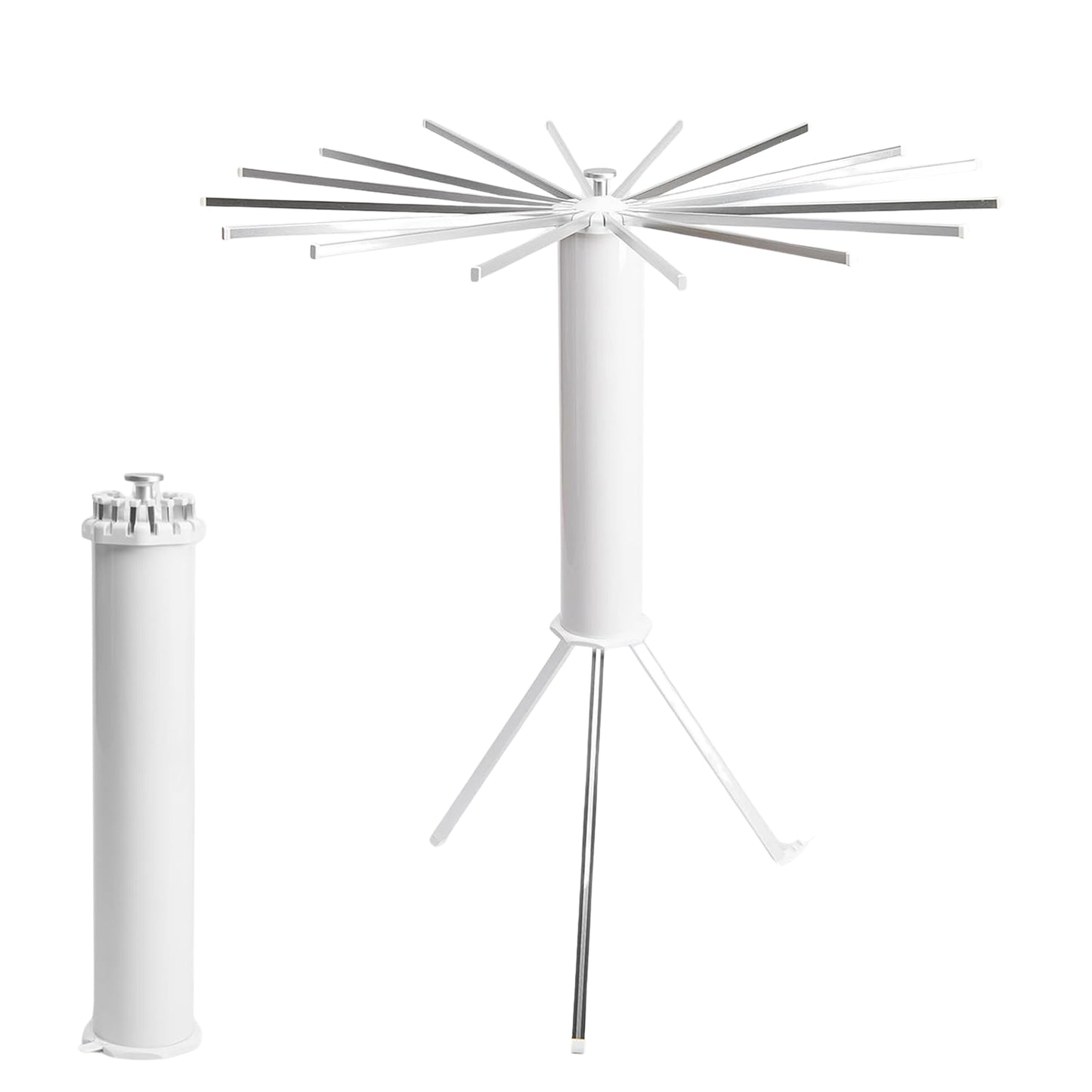 Heavy Duty Foldable Rotary Clothes Drying Rack Stand with 360° Rotating Arms Portable Freestanding Laundry Drying Tower for Indoor Outdoor Balcony and Home Use (1 Pc)