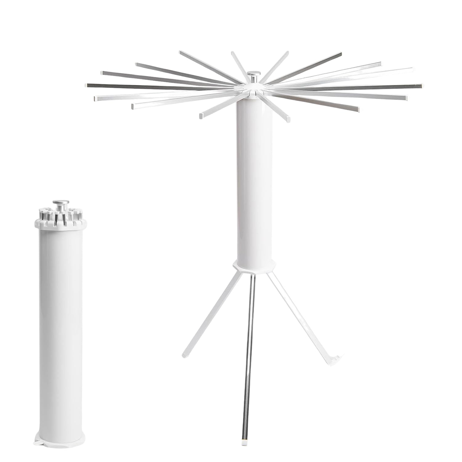 Heavy Duty Foldable Rotary Clothes Drying Rack Stand with 360° Rotating Arms Portable Freestanding Laundry Drying Tower for Indoor Outdoor Balcony and Home Use (1 Pc)