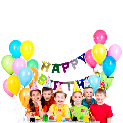 Multicolor Latex Balloons for Birthday, Anniversary, Wedding and Party Decoration (24 Pieces Set)