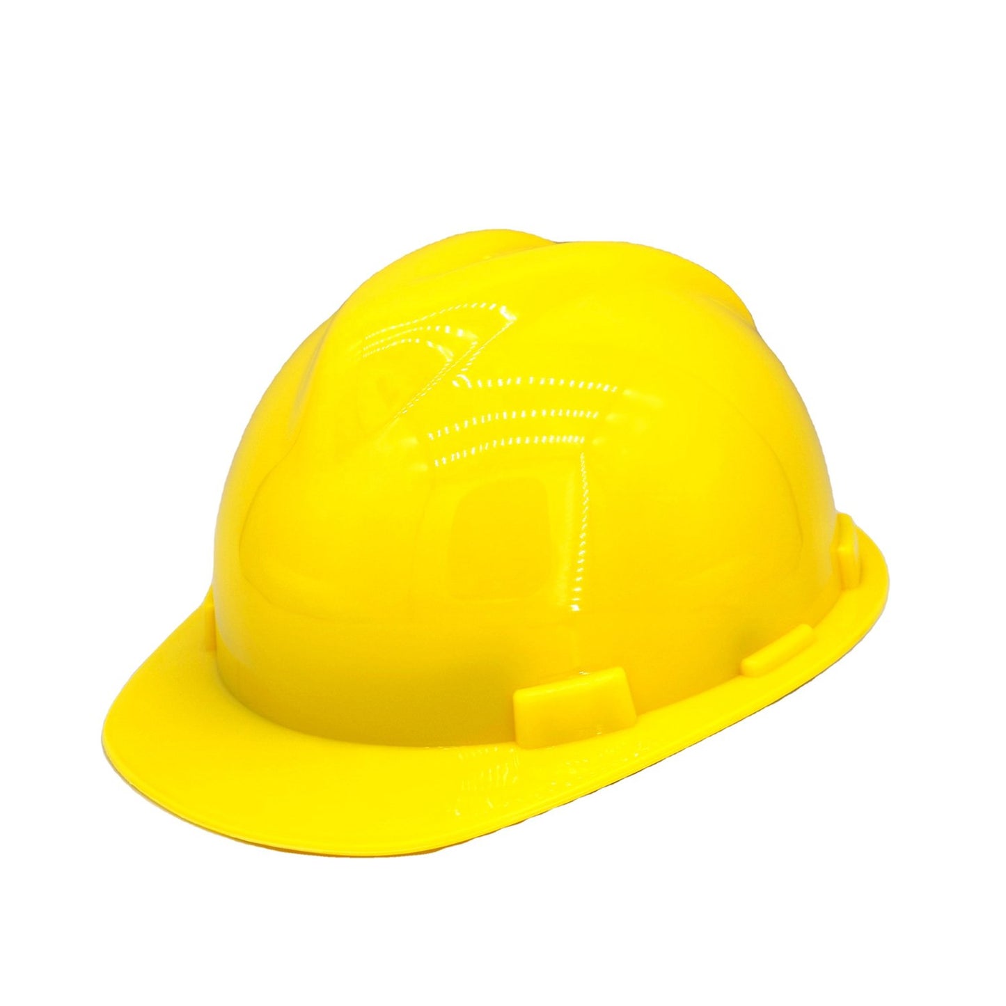 Yellow Plastic Construction Hard Hat | Adjustable Toy Construction Helmet for Costume, Role Play, School Activities and Party Dress Up (1 Piece)