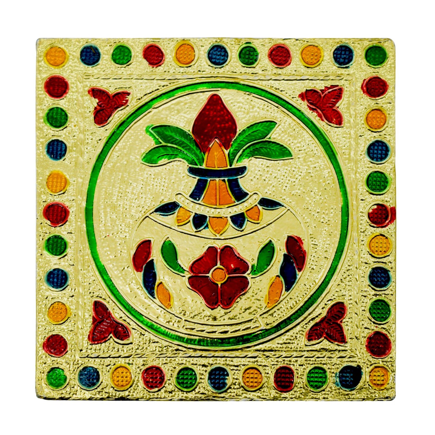 Fancy Wooden Designer Bajot Decorative Pooja Chowki for Home Temple, Religious Ceremonies, Festivals and Home Décor (1 Pc)
