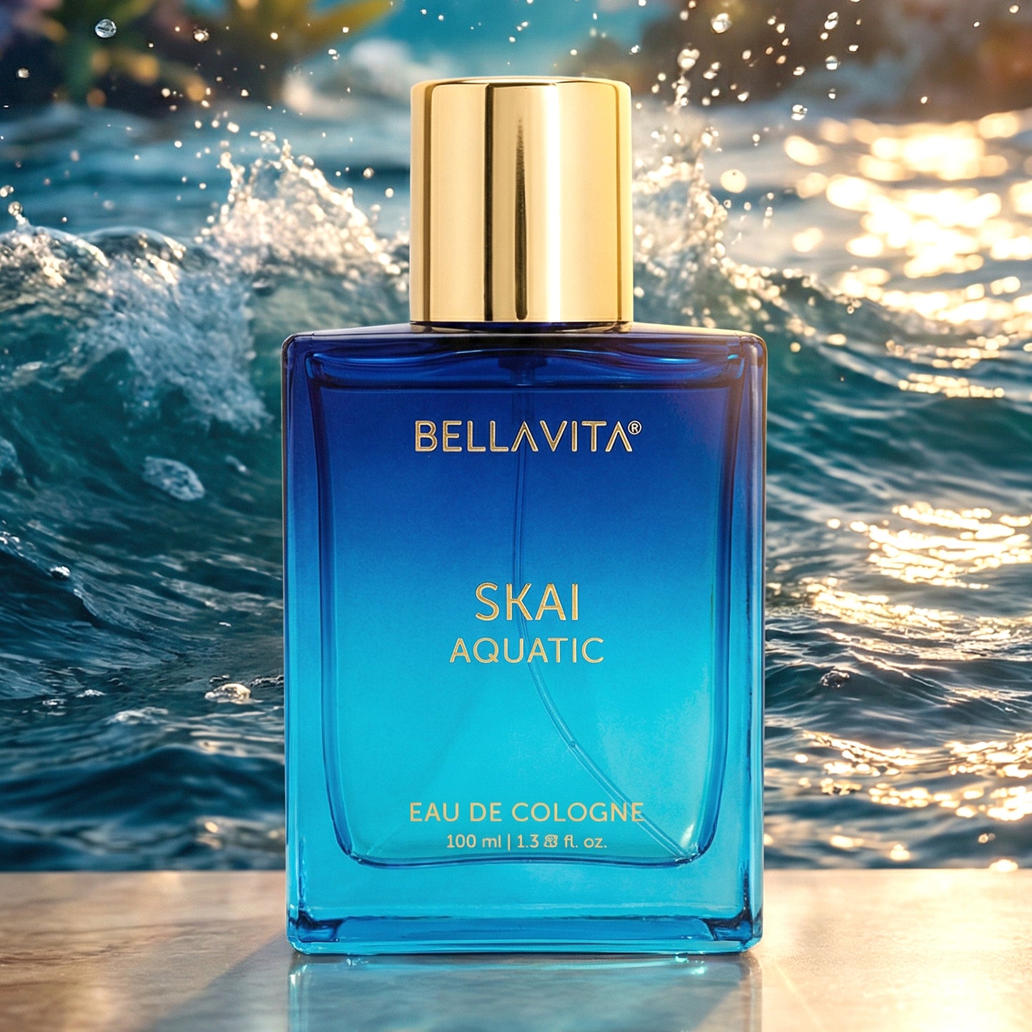 Bellavita Premium Skai Aquatic Eau De Cologne Perfume - 100 Ml