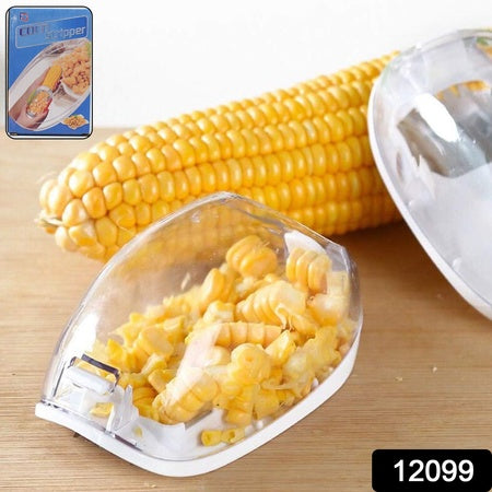 Magic Corn Kernel Stripper and Peeler with Stainless Steel Blades – Manual Corn Seeds Remover and Cutter Tool