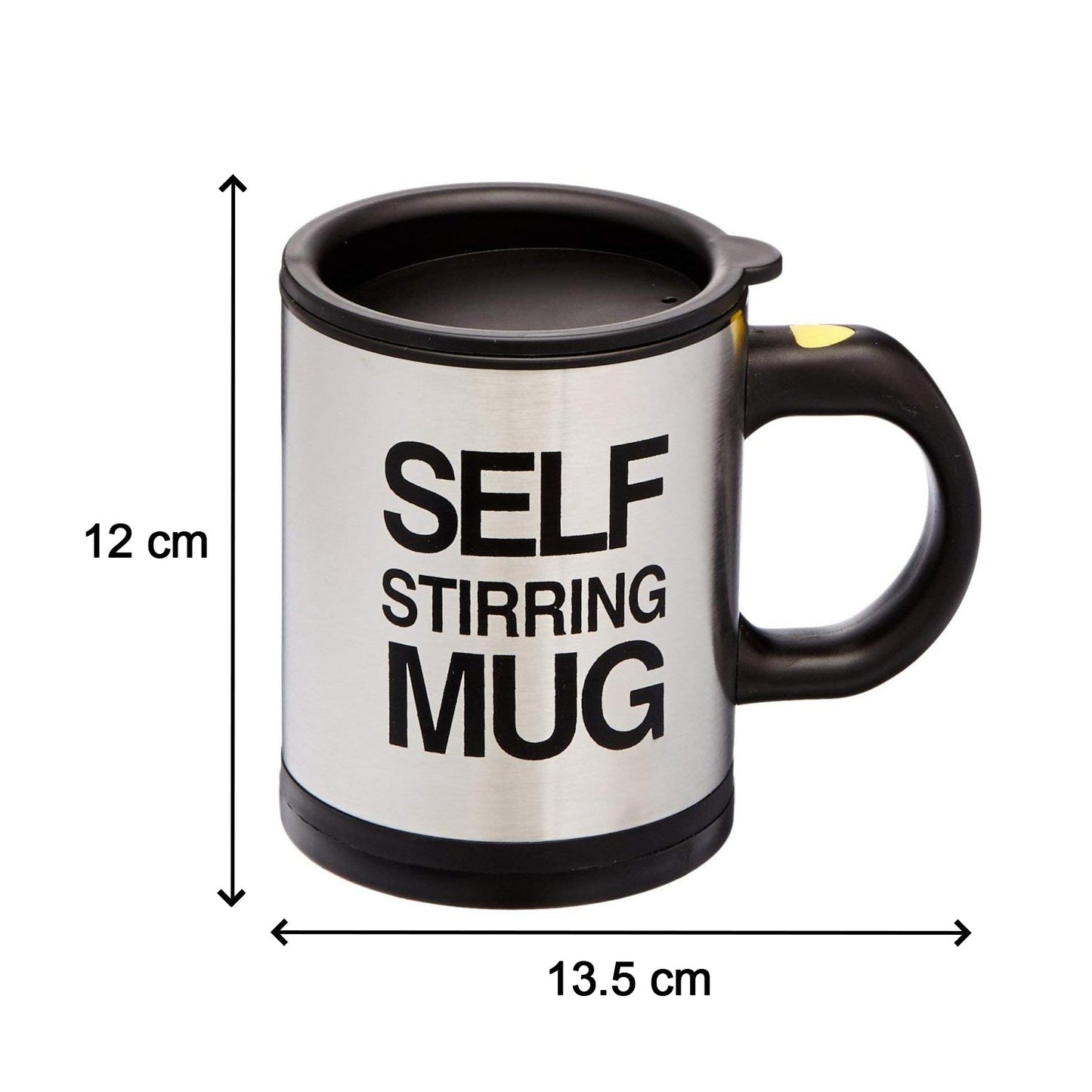 Self Stirring Mug Used In All Kinds Of Household And Official Places For Serving Drinks Coffee And Types Of Beverages Etc.