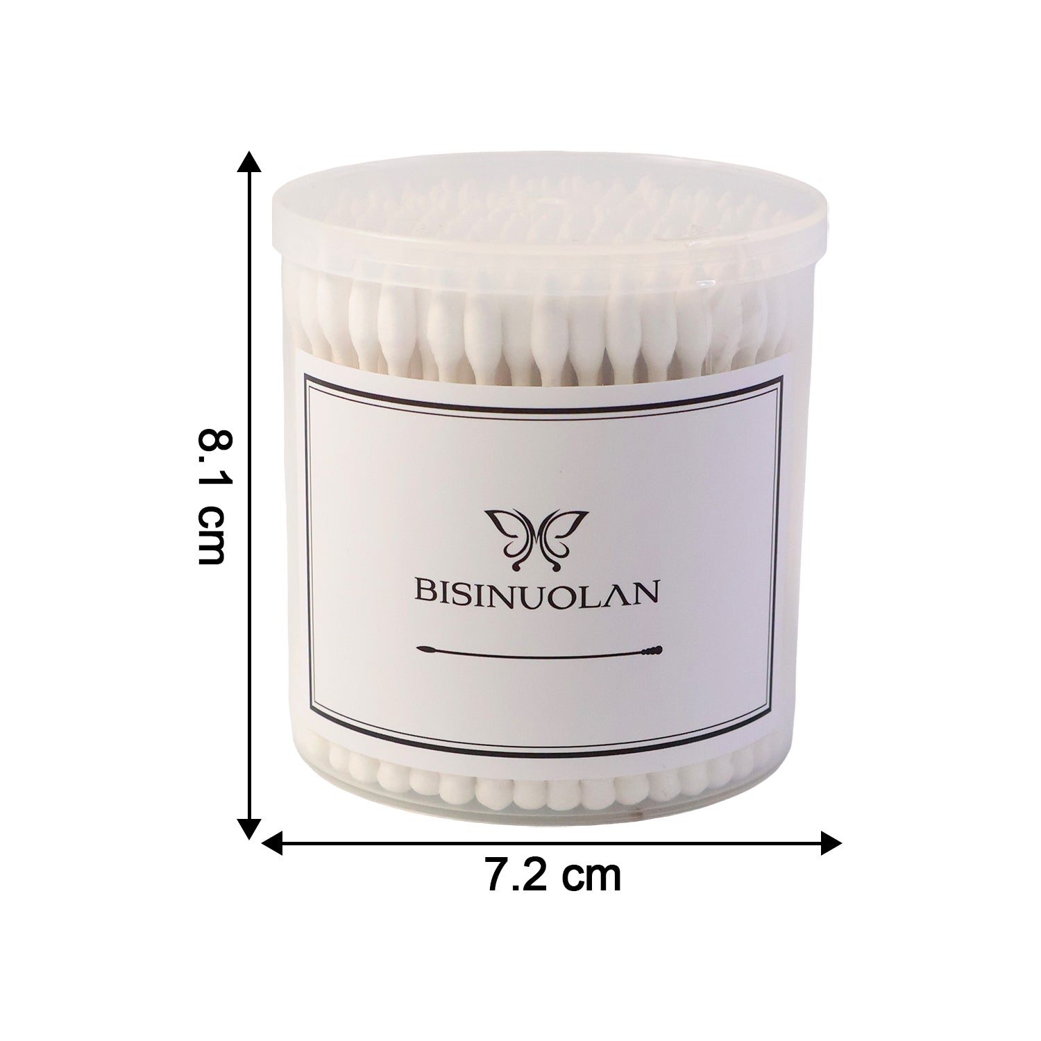 Cotton Ear Buds Set with Storage Jar, Soft Tip Cotton Swabs for Personal Hygiene, Makeup Correction, Baby Care and Daily Cleaning Use (200 Pcs)