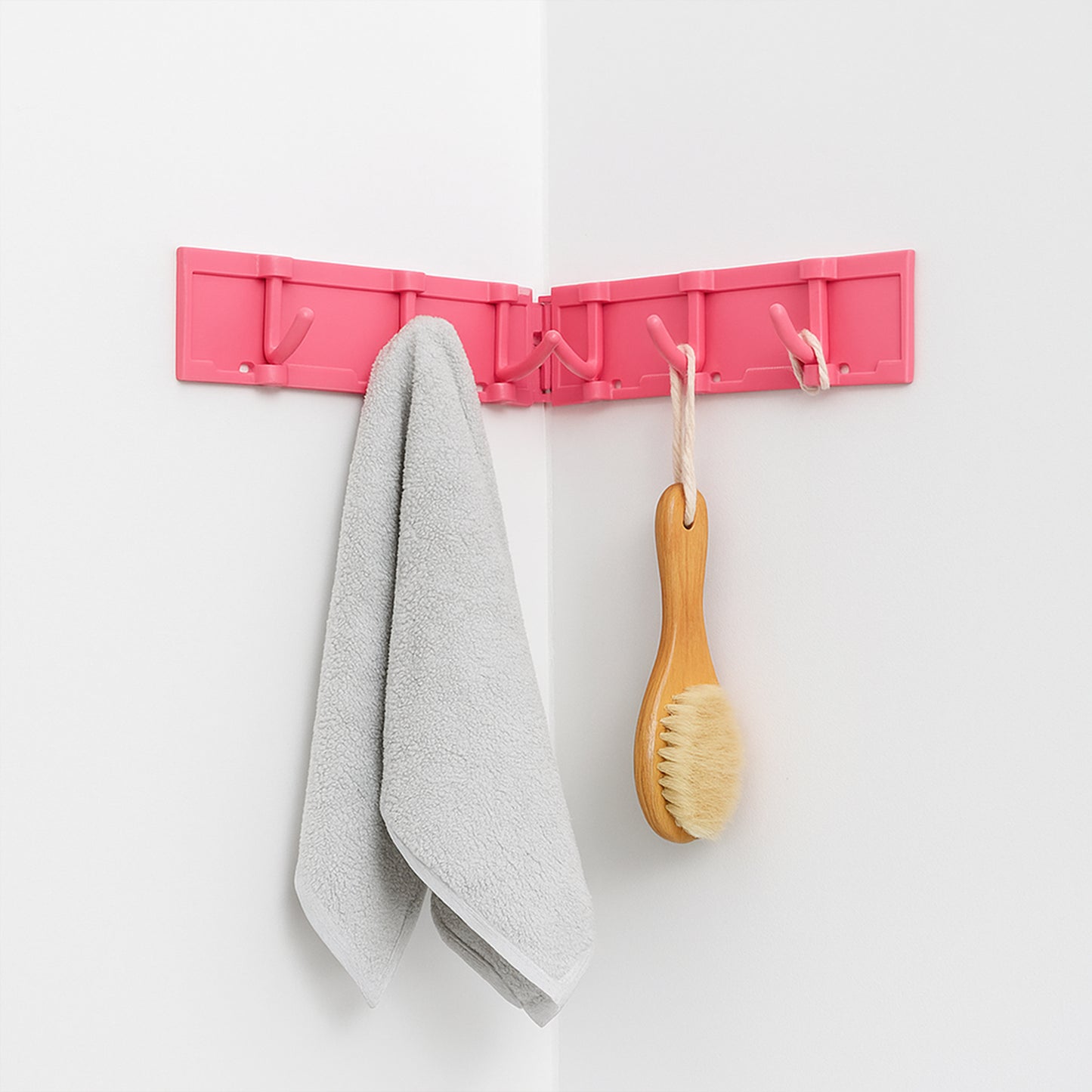 Foldable Rotating Wall-Mounted Multipurpose Hook Rack for Kitchen, Bathroom & Home Storage | Space-Saving, Waterproof & Easy Installation Organizer (1 Pc)