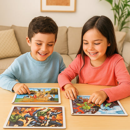 Educational Wooden Jigsaw Puzzle Board - (Mix Design 1 Pc)