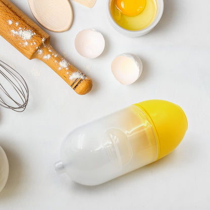 Manual Egg Puller Scrambler – Household Golden Egg Maker, Egg Yolk Mixer Without Breaking Shell, Portable Kitchen Egg Mixing Tool (1 Pc)