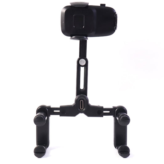 Car Rear View Mirror Phone Holder 360 Degree Adjustable Retractable Mobile Holder for GPS Navigation and Hands-Free Driving (1 Pc)