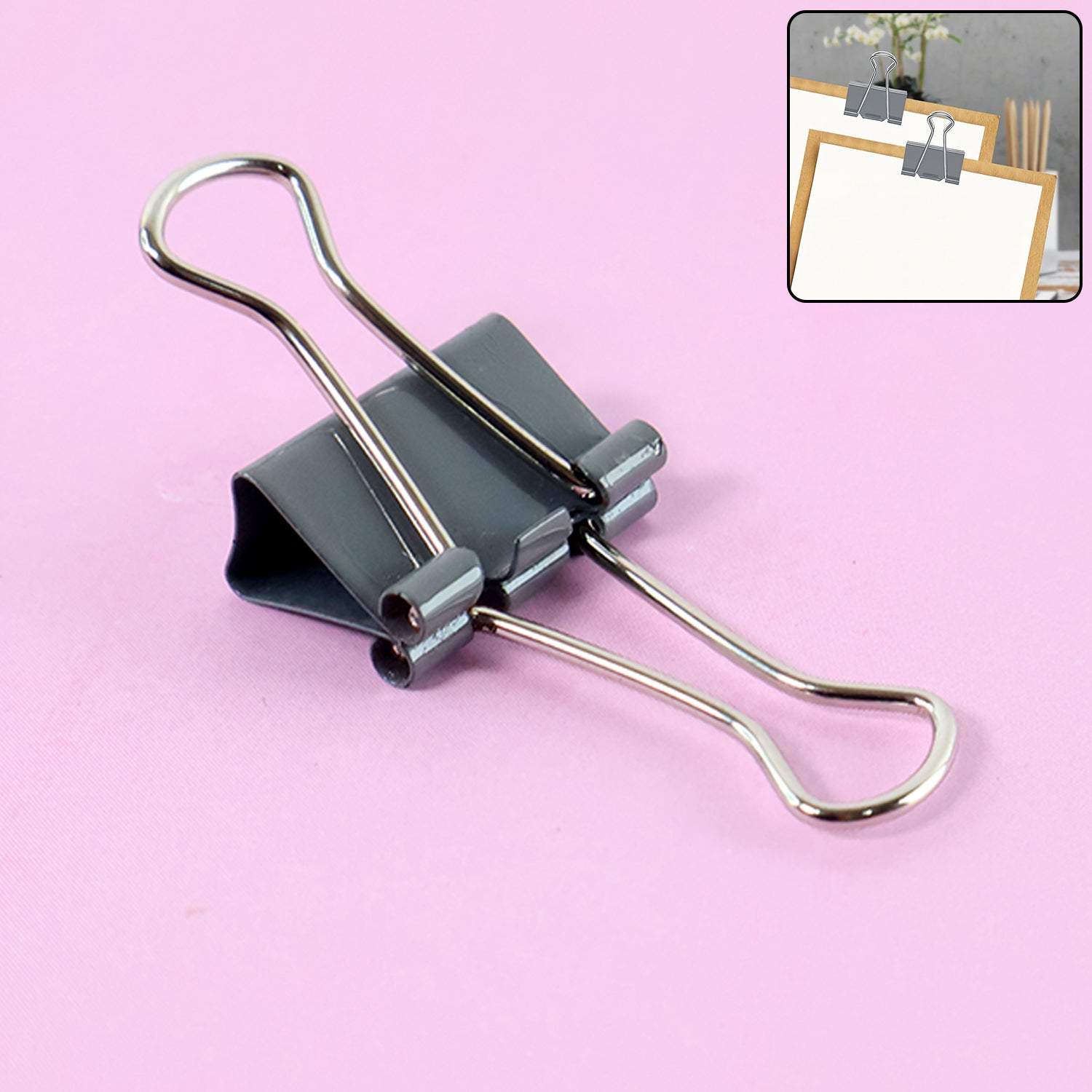 Heavy-duty Foldback Binder Clip - (1 Pc)