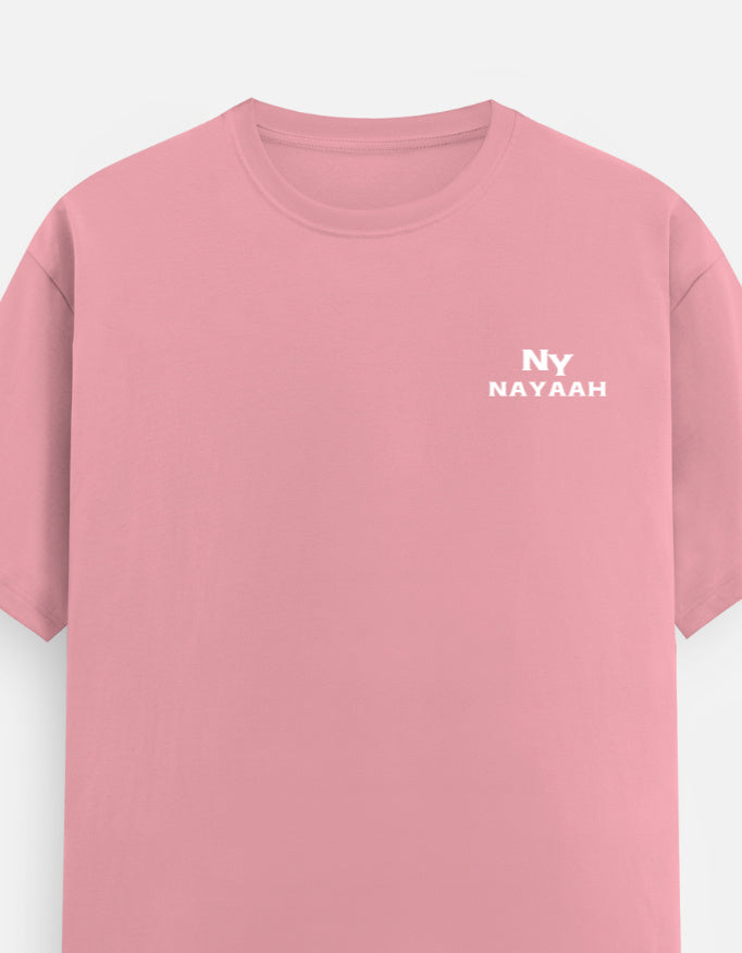 NAYAAH Premium (Flamingo) 100% Cotton 180 GSM Unisex Regular Fit T-Shirt – Soft, Breathable and Lightweight Everyday Wear Flamingo