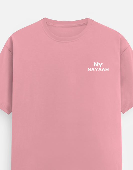 NAYAAH Premium (Flamingo) 100% Cotton 180 GSM Unisex Regular Fit T-Shirt – Soft, Breathable and Lightweight Everyday Wear Flamingo