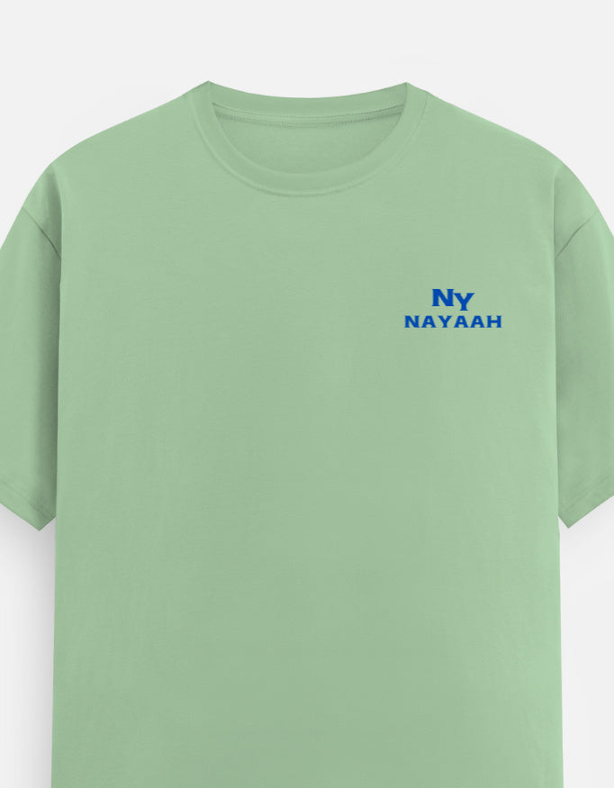 NAYAAH Premium (Jade) 100% Cotton 180 GSM Unisex Regular Fit T-Shirt – Soft, Breathable and Lightweight Everyday Wear Jade