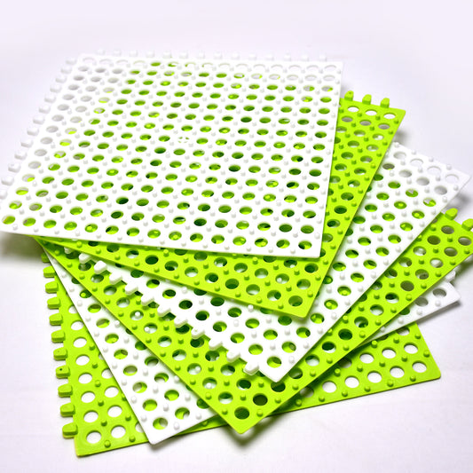 Bath Anti Slip Mat for Bathroom & Toilet Floor Safety (Pack of 6) – Non-Slip Plastic Shower Mat Tiles for Bathing Area, Wet Floor Protection & Slip Prevention
