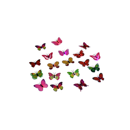 Butterfly 3D Illusion LED Night Lamp Decorative Table Light for Bedroom, Living Room, Lobby and Kids Room (Pack of 50)