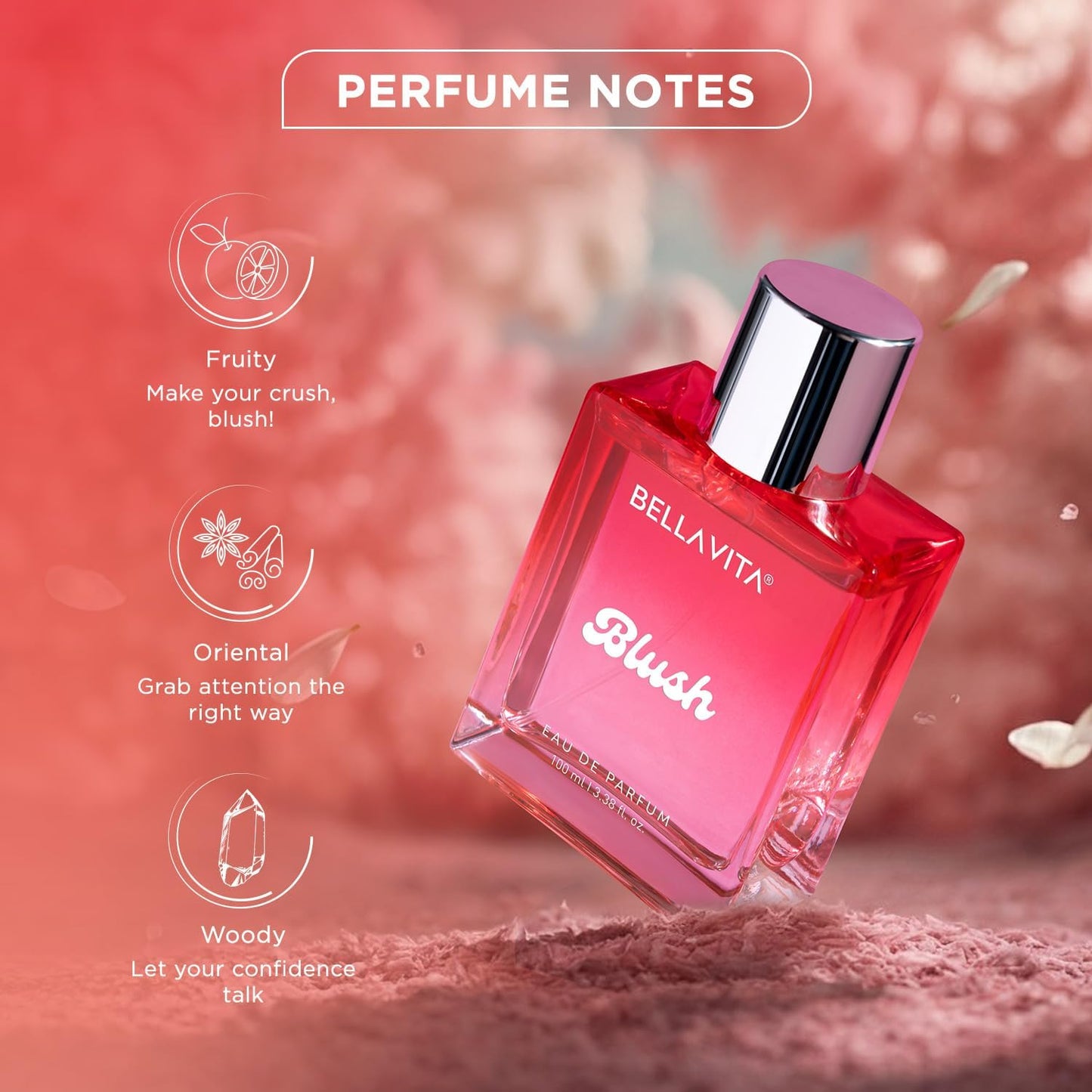 Bellavita Premium Blush Eau De Perfume - 100 Ml