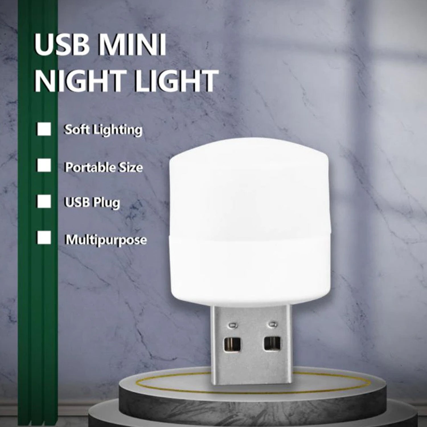 6293 Usb Led Lamp Night Light Plug In Small Led Nightlight Mini Portable For Pc And Laptop.Mini USB LED Night Light | Portable 1W Plug In LED Lamp for Laptop, Power Bank, USB Charger, Car and Emergency Lighting (1 pc)