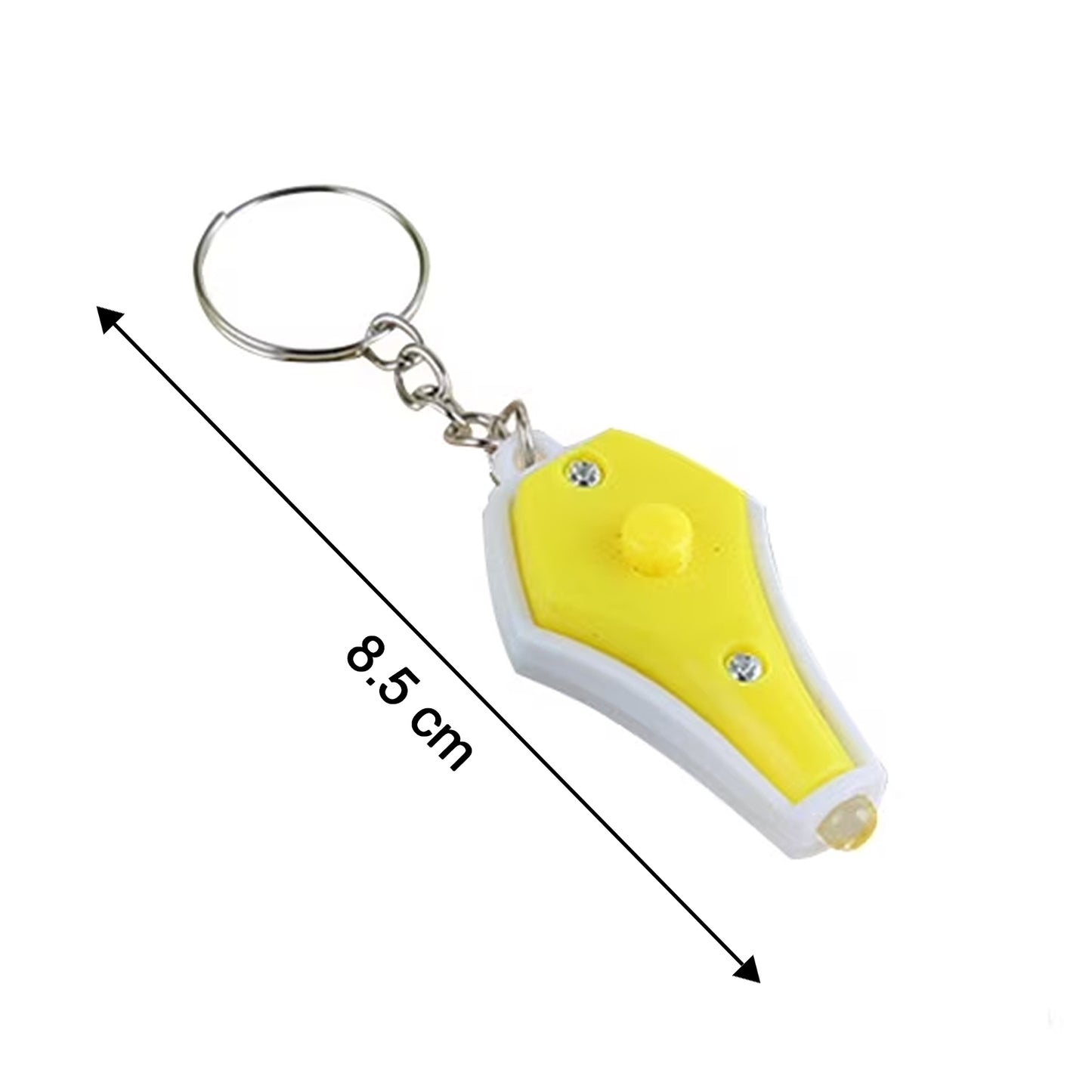 Mini LED Keychain UV Light with Blue Light – Portable Emergency Flashlight Key Ring for Home, Car & Outdoor Use (1 Pc)