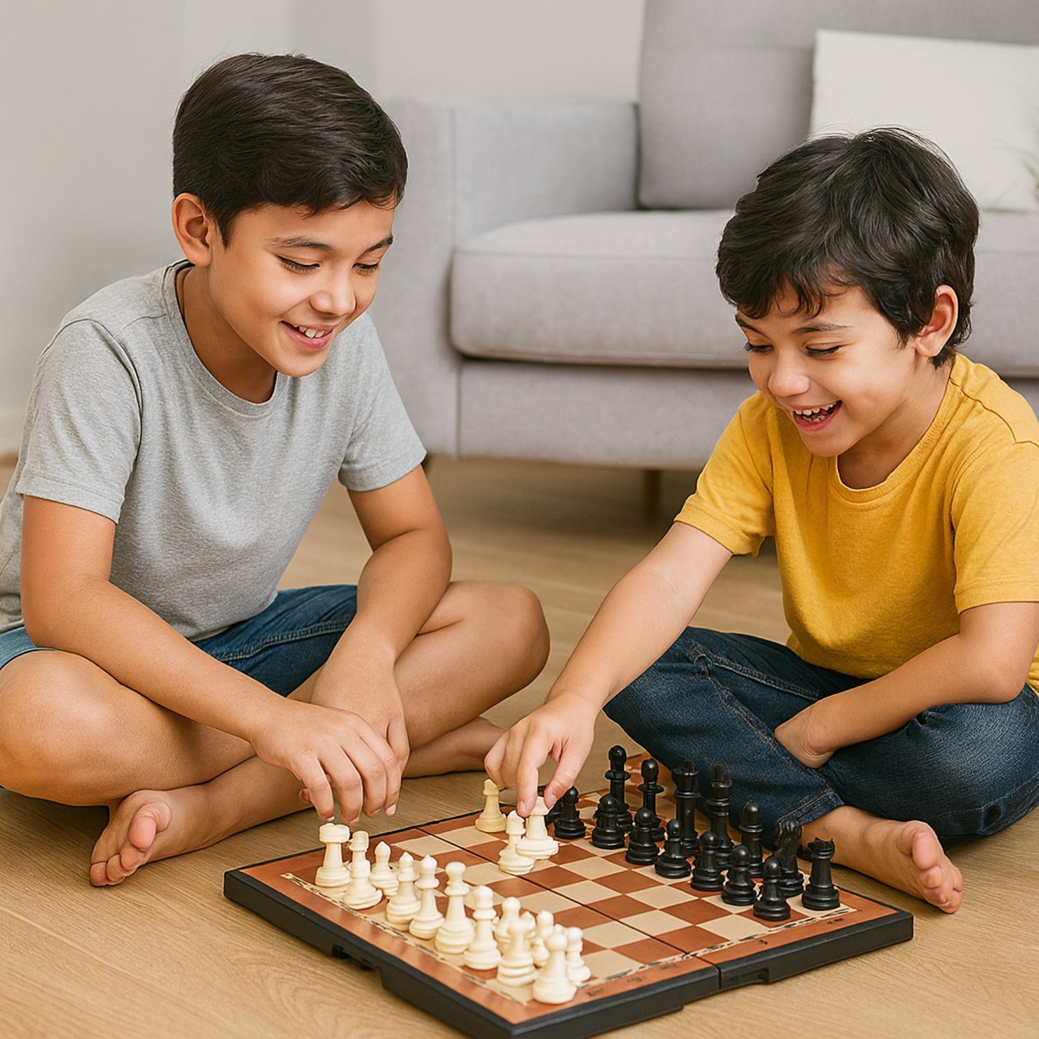 Premium Portable Chess Set Plastic Chess Pieces – Travel-Friendly, Foldable, Waterproof Board for Kids, Adults, Beginners, Outdoor and Indoor Play, Tournament Practice (1 Set)