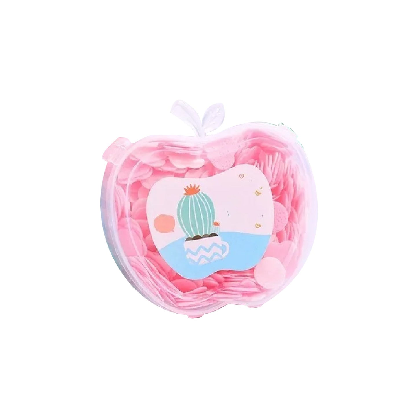 Apple Design Soft Paper Soap – Portable Disposable Soap Flakes for Hand Washing, Travel, School and Daily Hygiene – Cute Apple Shape Soap Paper (1 Pc)