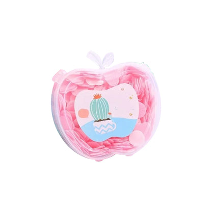 Apple Design Soft Paper Soap – Portable Disposable Soap Flakes for Hand Washing, Travel, School and Daily Hygiene – Cute Apple Shape Soap Paper (1 Pc)