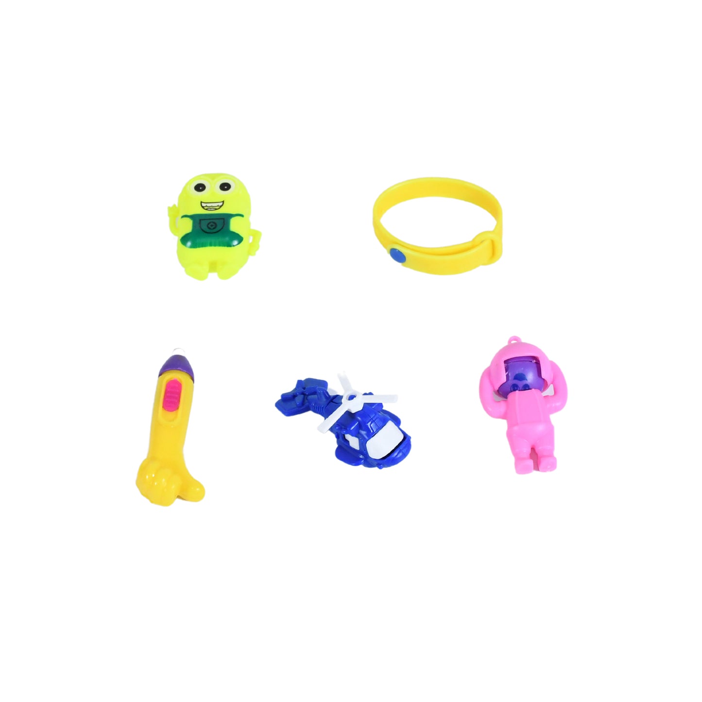 5 Piece Kids Toy Combo Gift Set with Potli Bag – Colorful Return Gift Toys for Boys and Girls – Birthday Party Favor Gift Pack