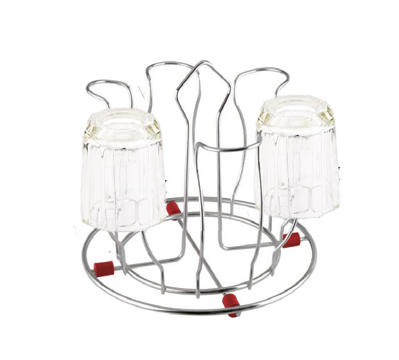 Stainless Steel Wine Glass Holder Rack, Hanging Stemware Organizer for Kitchen, Home Bar, Restaurant, Pub and Under Cabinet Glass Storage