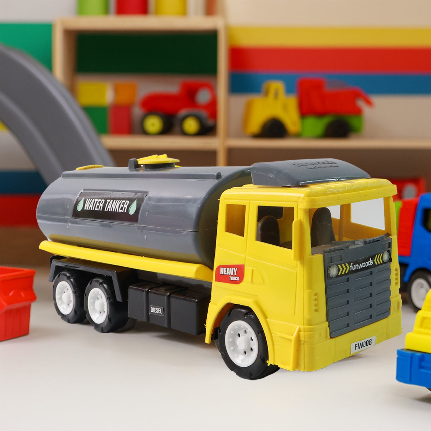 Funwoods Water Tanker Toy Truck - (1 Pc)