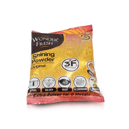 Shining Metal Cleaning Powder for Copper, Brass, Silver, Aluminum, Iron and Steel Utensils and Accessories (200 GM)