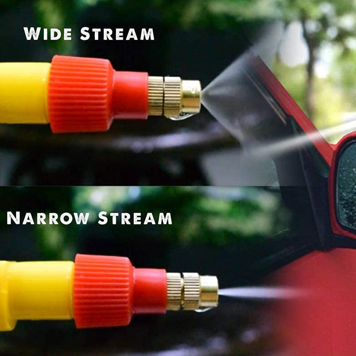 Water Bottle Spray Gun Nozzle | Manual Adjustable Handheld Water Sprayer for Garden Watering, Irrigation and Cleaning