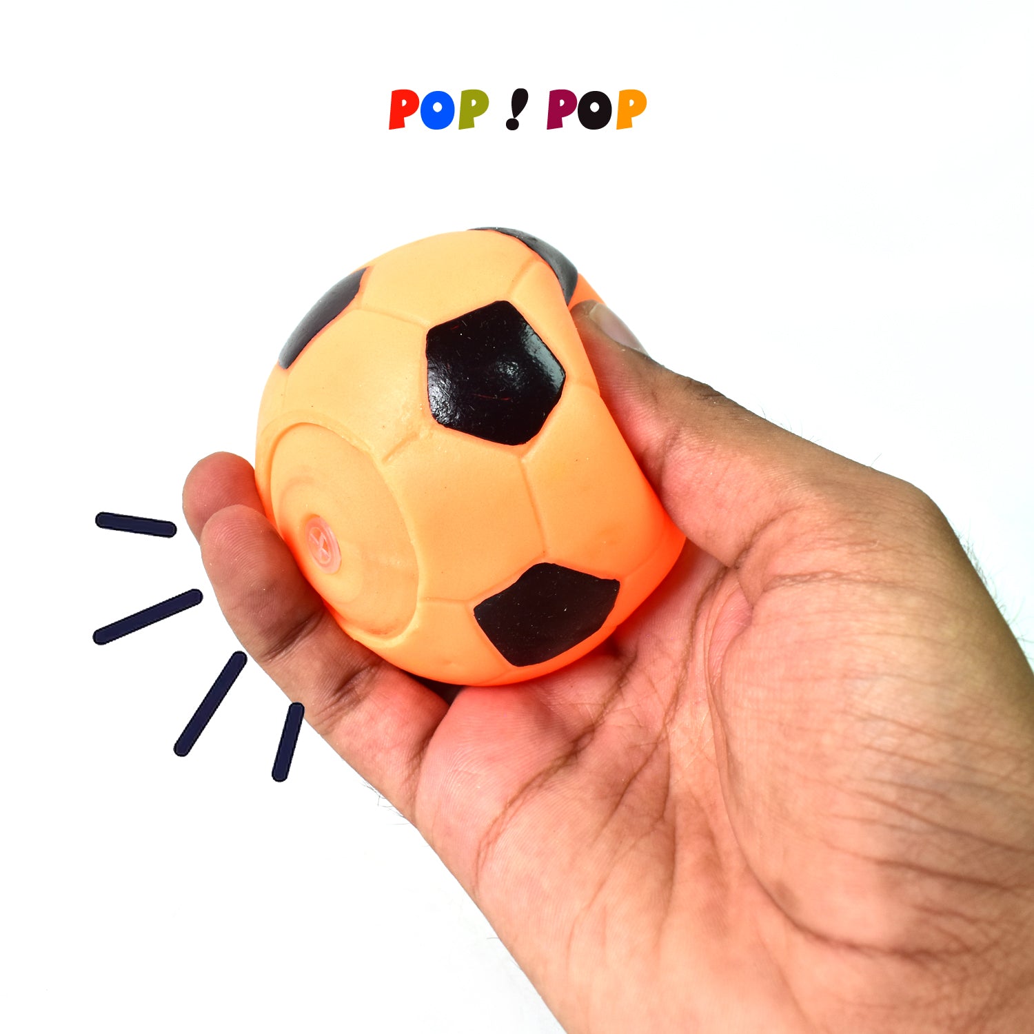 Set of 3 Soft Squeeze Balls for Kids – Non-Toxic Lightweight Indoor and Outdoor Play Balls with Whistle (Assorted Colors)